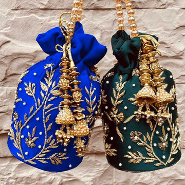 Meher Potli – The Ultimate Gold Luxe Statemen For Bridal/Wedding